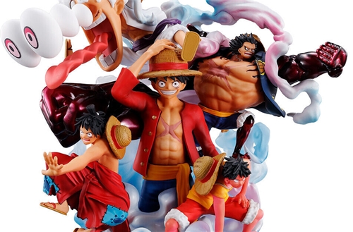 MegaHouse - Puchirama DX ONE PIECE LOGBOX RE BIRTH 02 Luffy