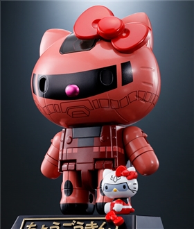 Chogokin Char's Custom Zaku II * Hello Kitty (Mobile Suit Gundam)