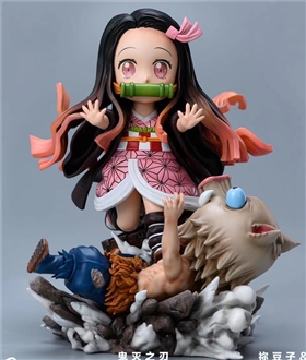 Nezuko & Inosuke - Demon Slayer