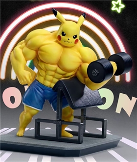 Body builder Pikachu – Pokemon