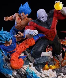 Jiren vs Goku & Vegeta