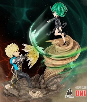 One Punch Man Genos vs Terrible Tornado