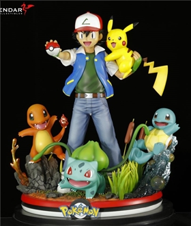 Ash Ketchum with Pokemons