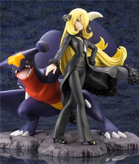 ARTFX J Pokemon Series Cynthia with Garchomp 1/8