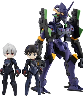 Desktop Army Rebuild of Evangelion Shinji Ikari & Kaworu Nagisa & EVA Unit-13