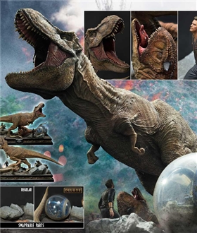Jurassic-World-Fallen-Kingdom-Film-Tyrannosaurus-Rex-Carnotaurus-Deluxe-Version