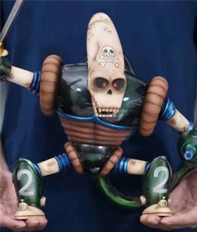 Skeleton Pirate Robot