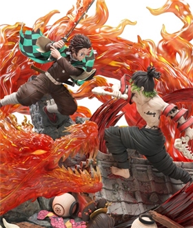 Tanjiro vs Gyutaro [Fire Dragon ver] – Demon Slayer