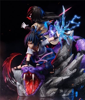 Sasuke & Orochimaru - Naruto