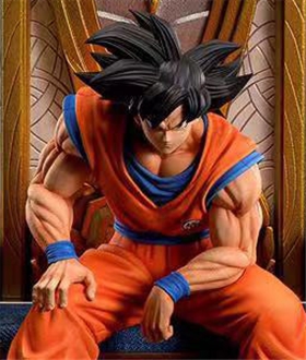 Goku on Throne - Dragon Ball