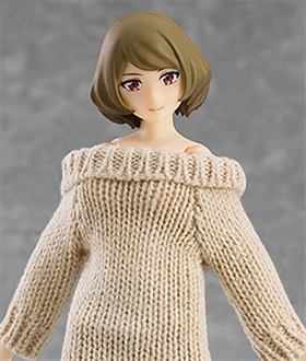 figma Styles figma Female body (Chiaki) with Off-the-Shoulder Sweater Dress