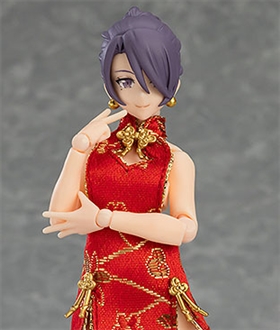 figma Styles Female Body (Mika) with Mini Skirt Chinese Dress Outfit