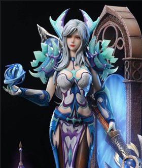 The Human Female Mega Frostfire Regalia with LED - World of Warcraft 1/4