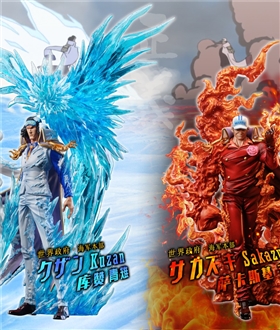 Admiral Akainu and Aokiji – One Piece