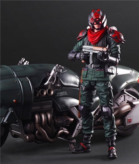 Final Fantasy VII REMAKE PLAY ARTS KAI Elite Motorcycle Security Officer & Motorcycle Set