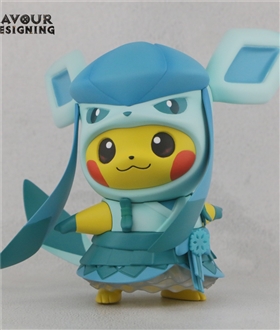 Glaceon x Pikachu - Pokemon