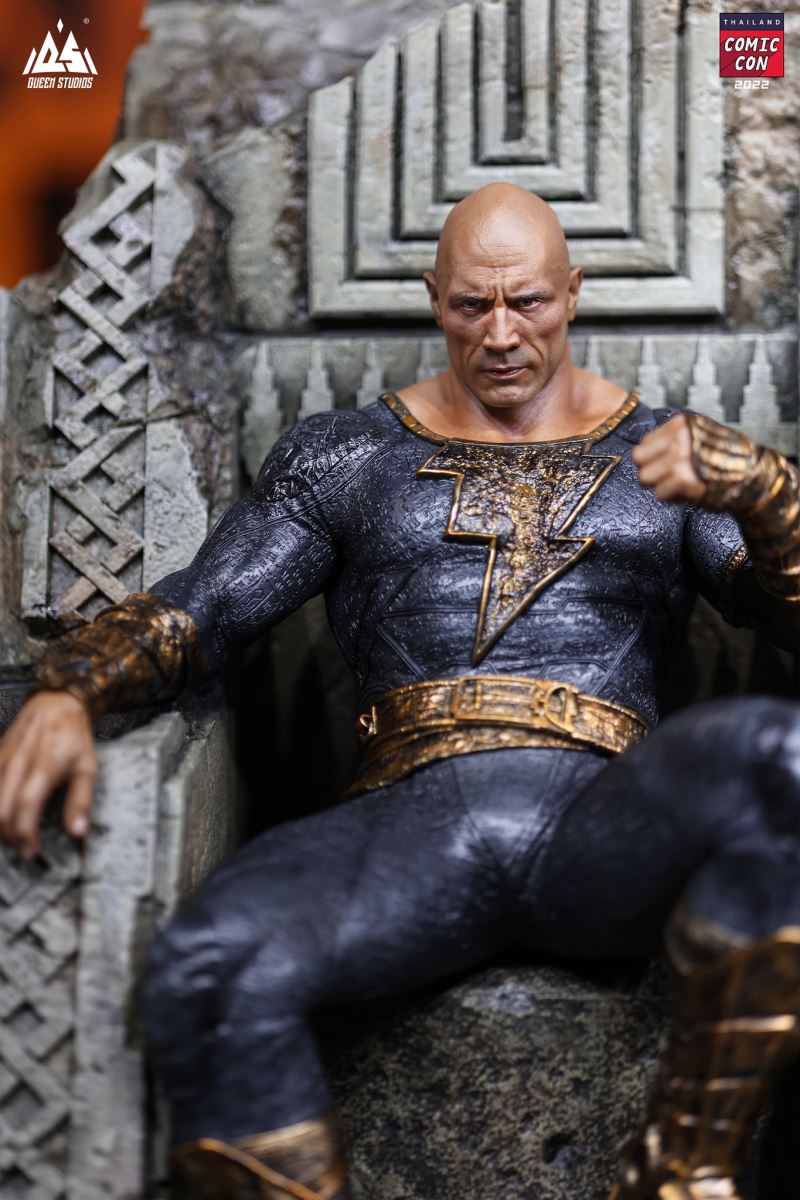 Queen Studios - Black Adam On Throne 1/4