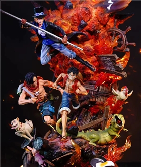 Monkey D. Luffy & Portgas D. Ace & Sabo - One Piece