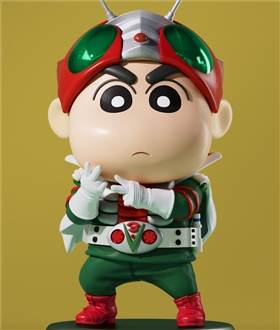 Kamen Rider V3 Cosplay Shin-chan - Crayon Shin-chan
