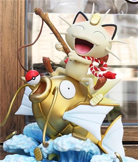 Meow & Golden Carp King - Pokemon