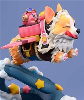 Kirby & Corgi Airplane