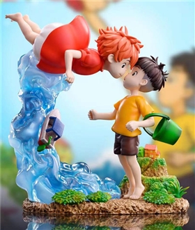 Ponyo & Sosuke - Ponyo on the cliff