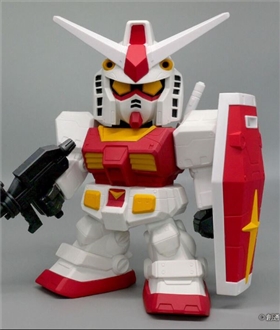 Jumbo soft vinyl figure SD RX-78-2 Gundam (2P color) -SD Gundam-