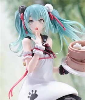 Hatsune Miku Panda Bun Figure