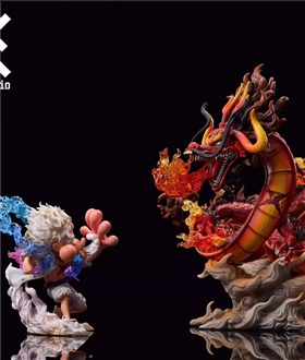 Hot Hand Nika Luffy & Fire Dragon Kaido - One piece