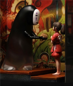 Chihiro & No-Face - Spirited Away