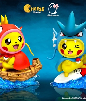 Pikachu cos Magikarp & Gyarados
