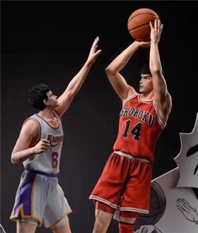 Hisashi Mitsui vs Soichiro Jin / Minoru Matsumoto - SLAM DUNK