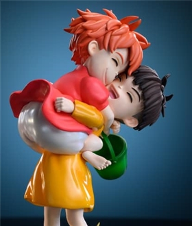 Ponyo & Sosuke - Ponyo on the cliff