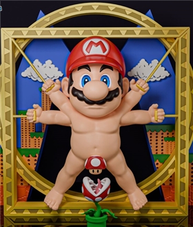 Mario x Vitruvian Man