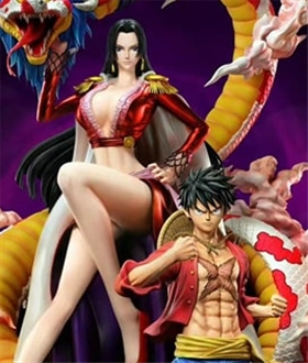 Luffy & Empress Boa Hancock - One Piece