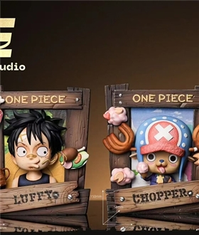 One Piece photo frame series (Luffy, Chopper, Zoro, Nami)