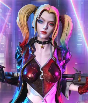 Batman-Comics-Cyberpunk-Harley-Quinn-favorite-Concept-design-by-Stanley-Artgerm-Lau-DX-version