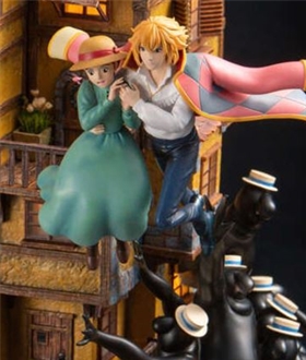 Howl and Sophie's aerial encounter - Howl's Moving Castle