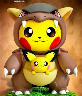 Pikachu cos Kangaskhan - Pokemon