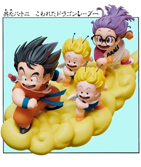 Goku & Arale on cloud