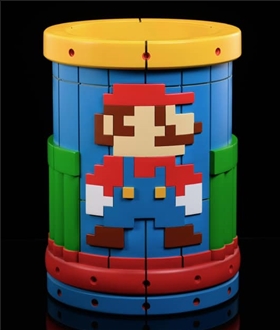 Mario Trash Can