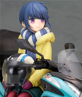 Yuru Camp Rin Shima with Three-wheeled Motorcycle 1/10
