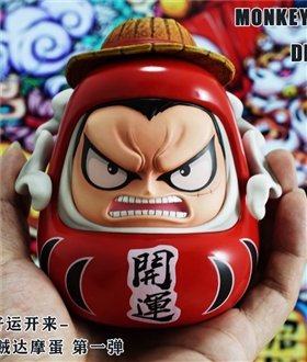 Daruma Egg Series #1 Luffy & Doflamingo - One Piece