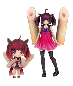 Plafia Tohoku Zunko Zundamon Project Tohoku Kiritan (Mini Figure Bundled Set) 1/12