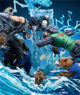 Battle of the Bridge: Zabuza vs Kakashi - Naruto 1/8