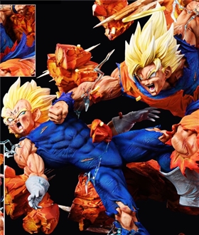 Battle scenes Goku vs Vegeta - Dragon Ball