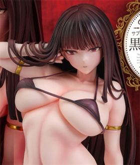 Saburou Original Illustration Black Bikini-san 1/6