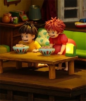 Ponyo & Sosuke - Ponyo on the Cliff
