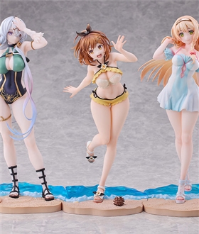 Atelier Ryza: Ever Darkness & the Secret Hideout Ryza, Klaudia & Lila Swimsuit Ver. Set 1/7