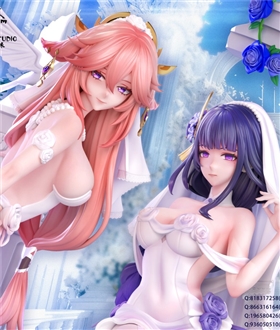 Raiden Shogun & Yae Miko - Genshin Impact